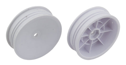 TEAM ASSOCIATED 12mm Hex 2WD 2.2" Slim Front Buggy Wheels B6 White - 91757