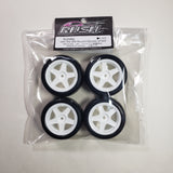 RUSH Mini Tire 30x Round 5 Spoke Wheel 0 Offset Premount - RU-0486