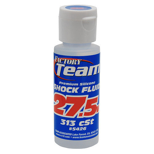 TEAM ASSOCIATED 27.5 WT SILICONE SHOCK OIL 2 OZ - 313 CST - 5426 - ActivRC