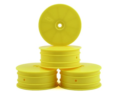 JCONCEPTS 12mm Hex Mono Front Wheels B64 Yellow (4pcs) - JCO3381Y