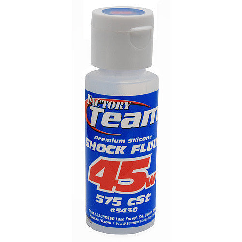 TEAM ASSOCIATED 45 WT SILICONE SHOCK OIL 2 OZ - 575 CST - 5430 - ActivRC