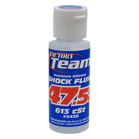 TEAM ASSOCIATED 47.5wt Silicone Shock Oil 2oz - 613 CST - 5438
