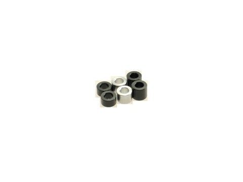 HIRO SEIKO 3mm Alloy Spacer Set (3.0t/4.0t/5.0t) (6 pcs) (Black) - 69466