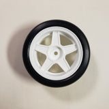 RUSH Mini Tire 40x Round 5 Spoke Wheel 0 Offset Premount - RU-0488