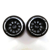 RUSH VF1 HARSS F1 Rear Rubber Slick Tires Asphalt Hyper Soft Premount 2 pcs (Double Pink) - RU-0472