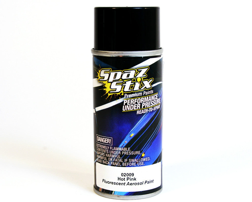 SPAZ STIX HOT PINK FLUORESCENT AEROSOL PAINT 3.5OZ - SZX02009 - ActivRC