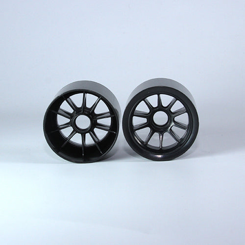 TUNING HAUS F1 Foam Front Wheels (2) Black (use with Shimizu rubber) - TUH1179