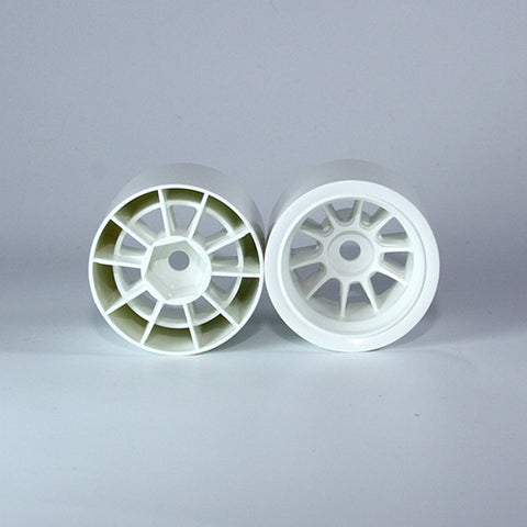 TUNING HAUS F1 Foam Rear Wheels (2) White (use with Shimizu rubber) - TUH1181